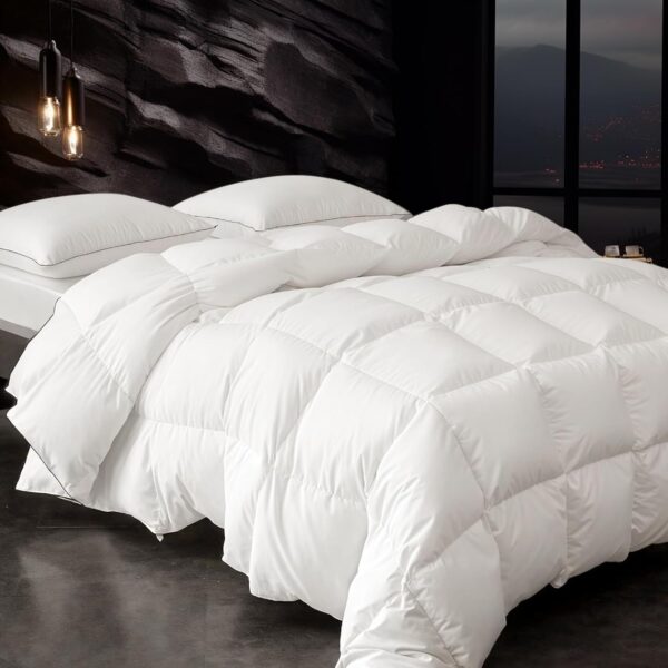 Thick Winter Down Fiber Comforter King Size High Loft Bedding