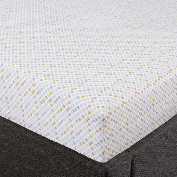 Yellow Queen Cotton Twill Deep Pocket Fitted Sheet