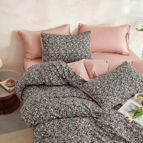 Cute Vintage Cottagecore Floral Print 4 Piece Set; Soft, Lightweight, And Comfortable
